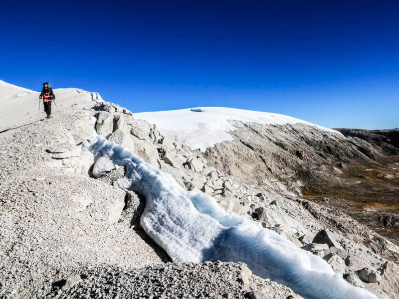 Glacier Quelqqaya Peru